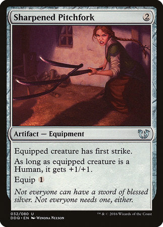 Sharpened Pitchfork [Duel Decks: Blessed vs. Cursed]